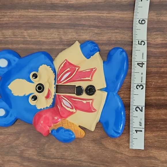 1975 Kiddie The First Years Avon Teddy Bear Light Switch Plate Cover - Picture 7 of 7